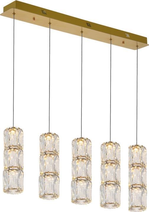 Elegant Lighting Polaris Pendant Light Crystal Clear Contemporary (1 of 1)