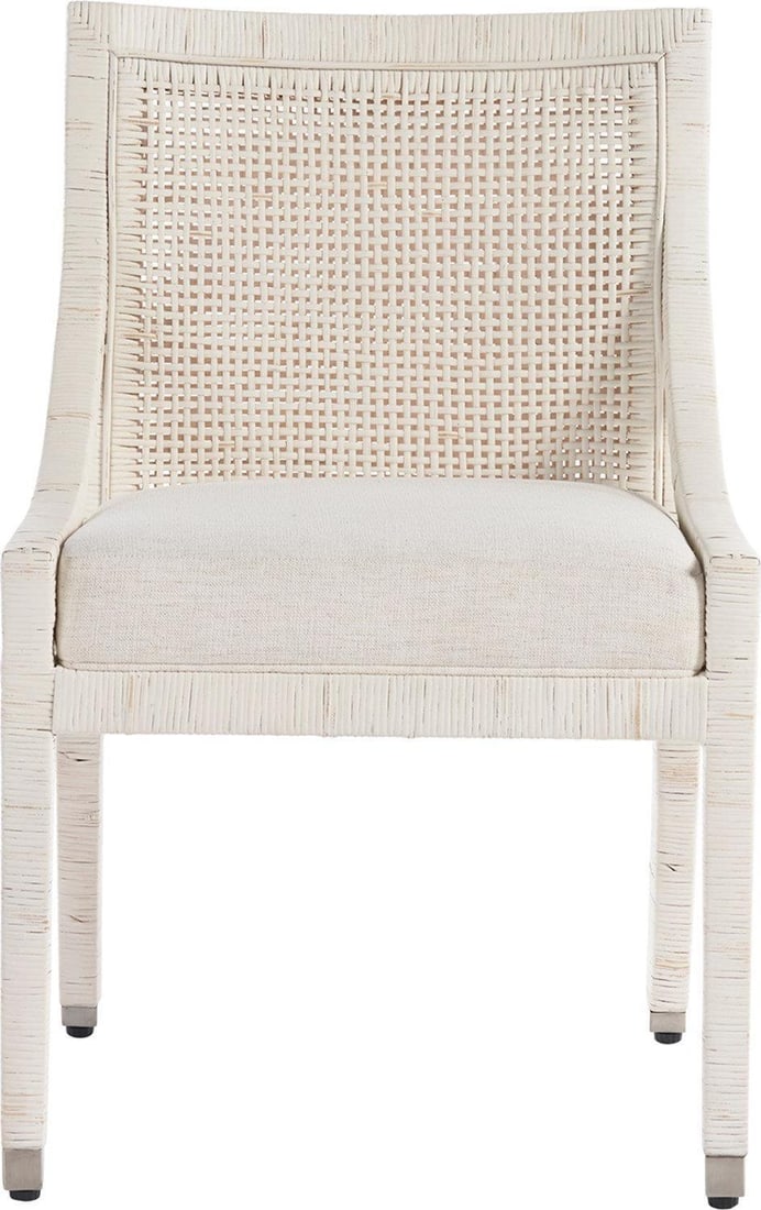 Universal Longboat Dining Chair Nomad Snow White Rattan (1 of 4)