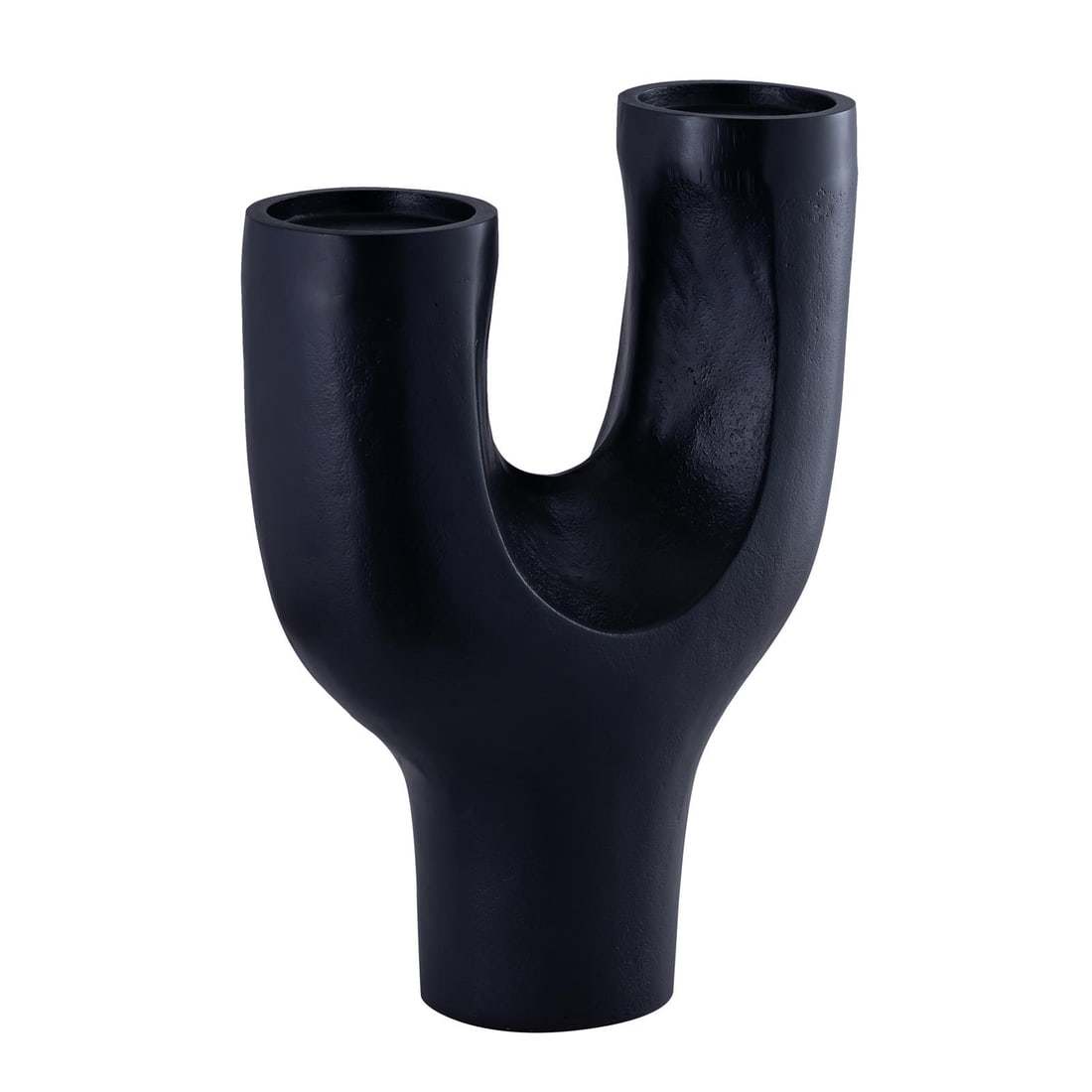 Elegant Aluminum Candle Holder 15.5H x 12W x 4D (1 of 1)