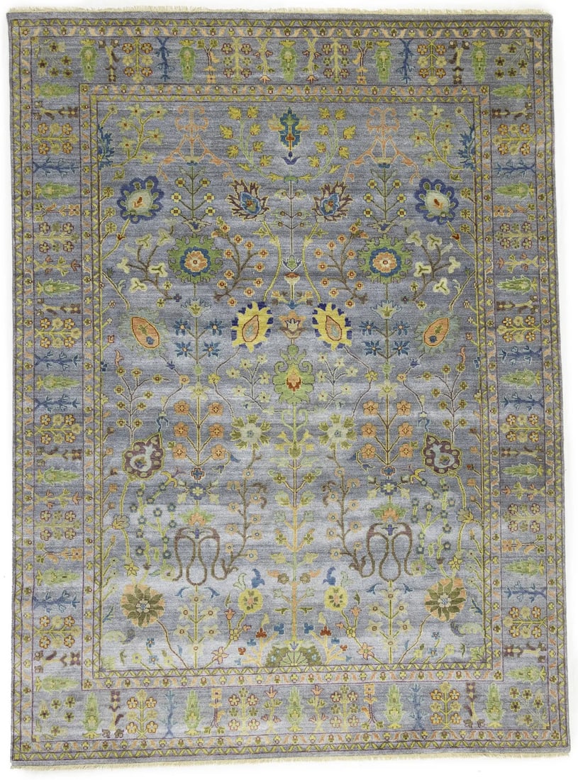 Hand-Knotted Floral Chobi Oriental Rug Tree of Life 8'9 x 11'10: Hand-Knotted Floral Chobi Oriental Rug Tree of Life 8'9 x 11'10 This exquisite hand-knotted floral Chobi Oriental rug showcases a stunning Tree of Life design, perfect for adding a touch of elegance