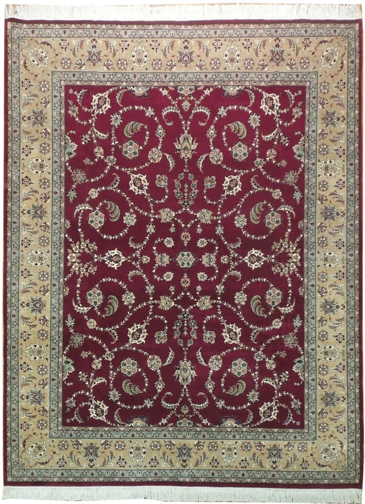 Luxurious Burgundy High-End Rug 8.2 x 10.5 Feet: Luxurious Burgundy High-End Rug 8.2 x 10.5 Feet Free continental US Shipping Enhance your living space with this fine quality, high-end rug in a rich burgundy hue. Measuring 8.2 x 10.5 ft, this luxuri