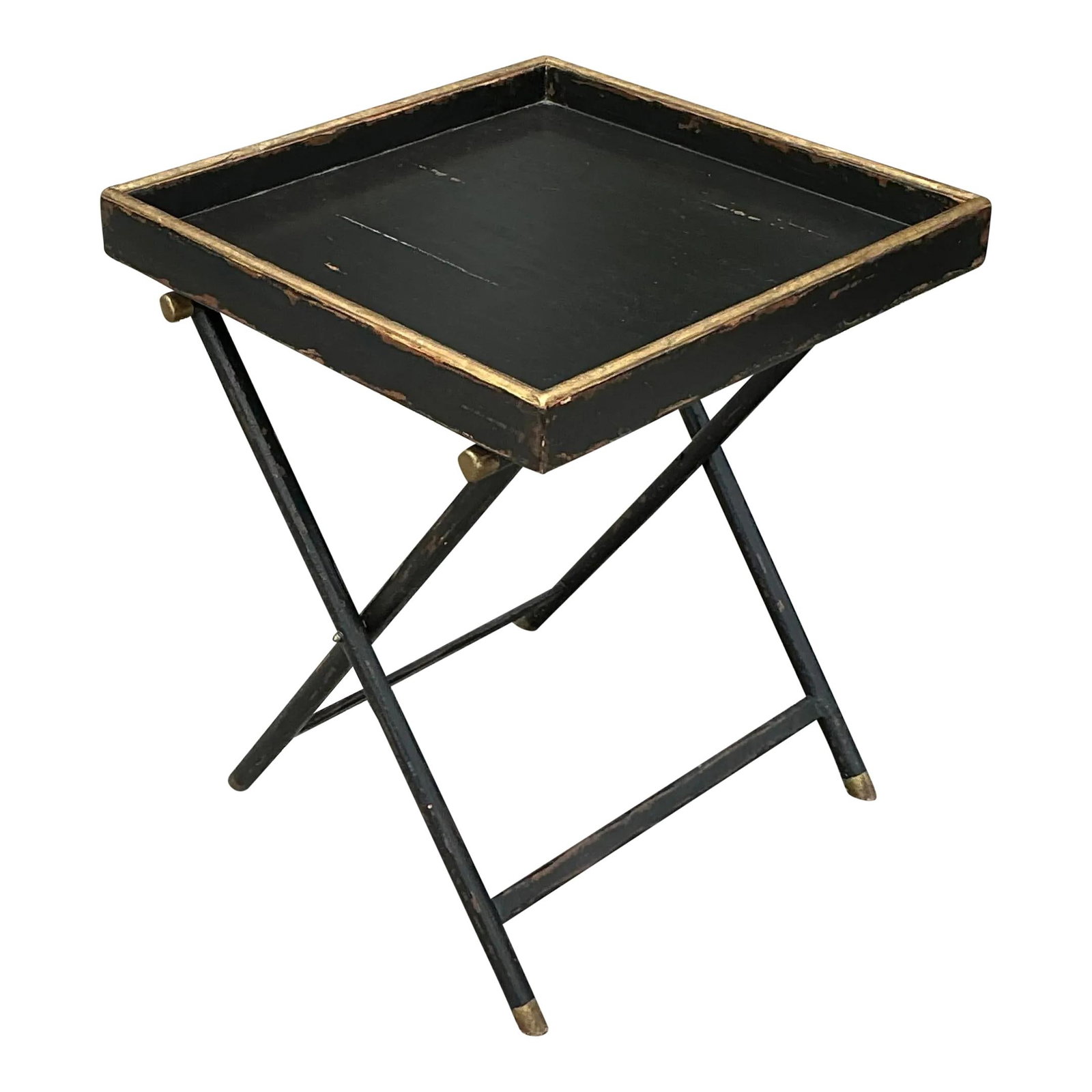 Vintage Boho Woodland Bar Tray Table Rustic Wood Design (1 of 7)