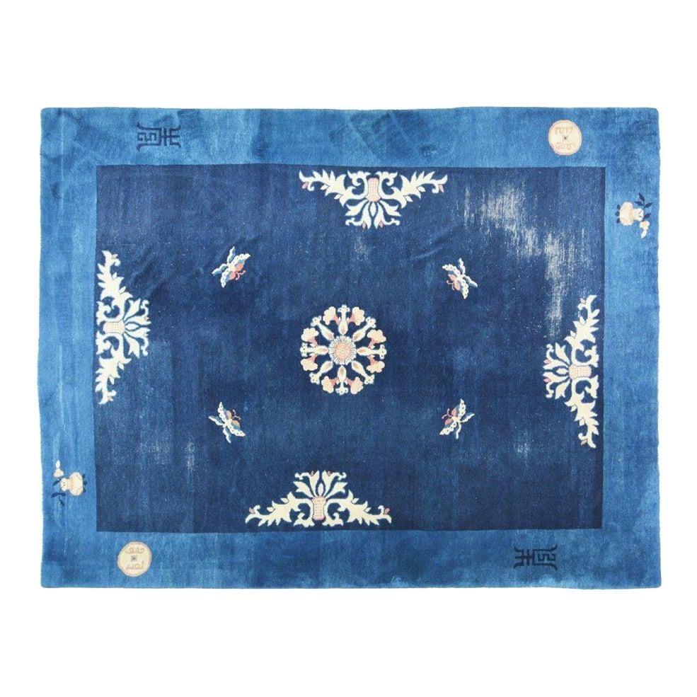 9'3 x 11'9 Wool Hand-Knotted Rug with Chinese Design Motif (1 of 6)
