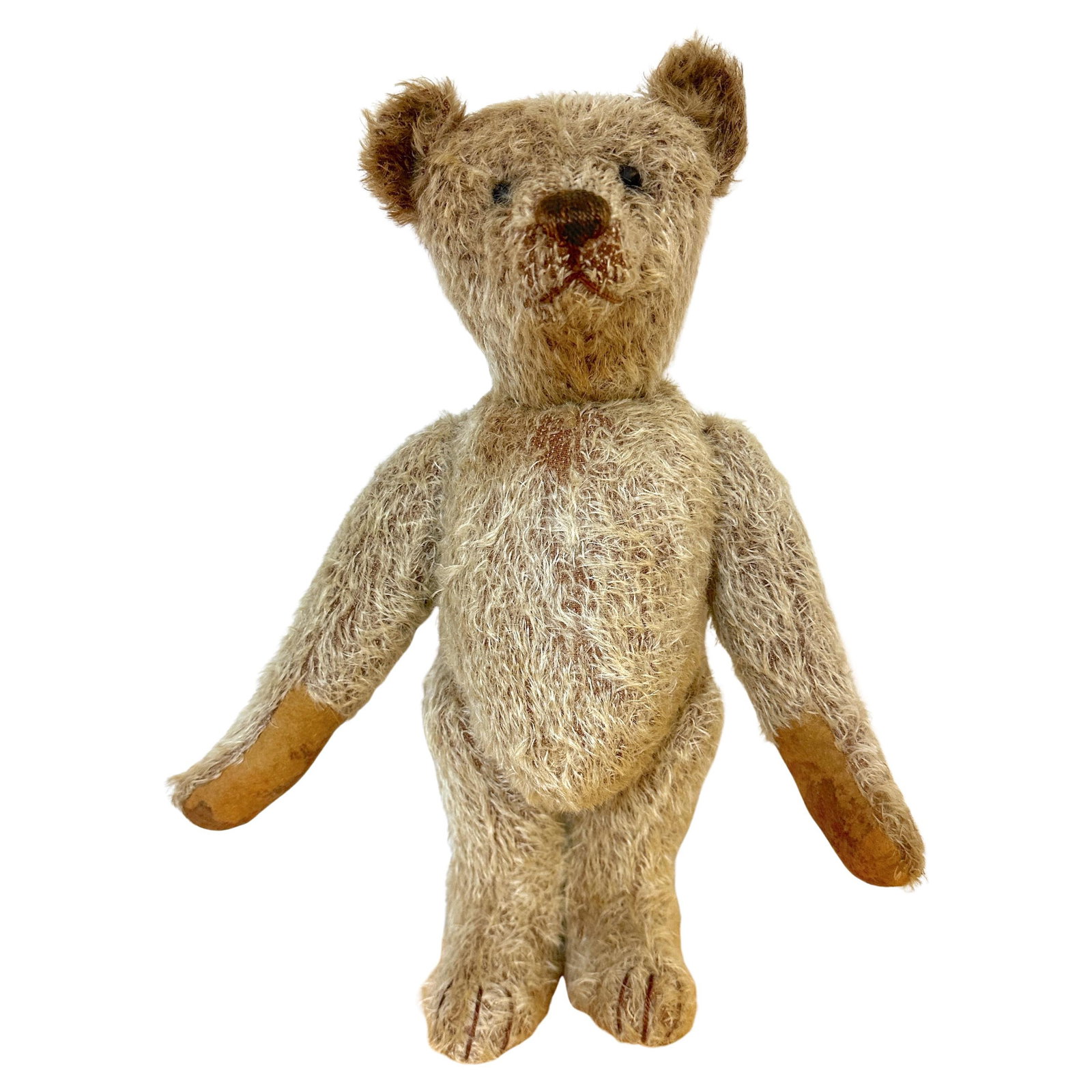 Antique Steiff Teddy Bear Alastair Gold Mohair C1900s 16.5in: Antique Steiff Teddy Bear Alastair Gold Mohair C1900s 16.5in Meet "Alastair," a charming and rare antique teddy bear attributed to Steiff, crafted in Germany in the early 20th century. Standing at 16.