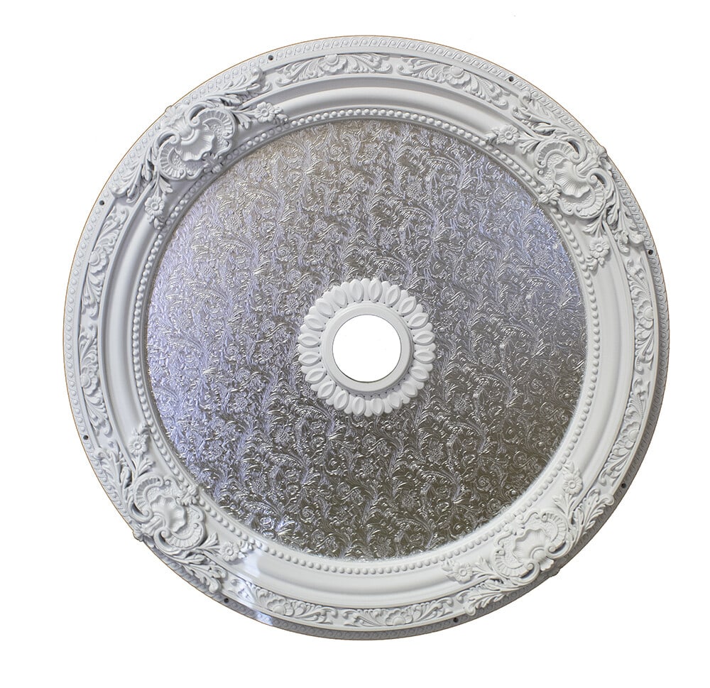Artistry ART90 white floral round ceiling medallion 36 inch (1 of 2)