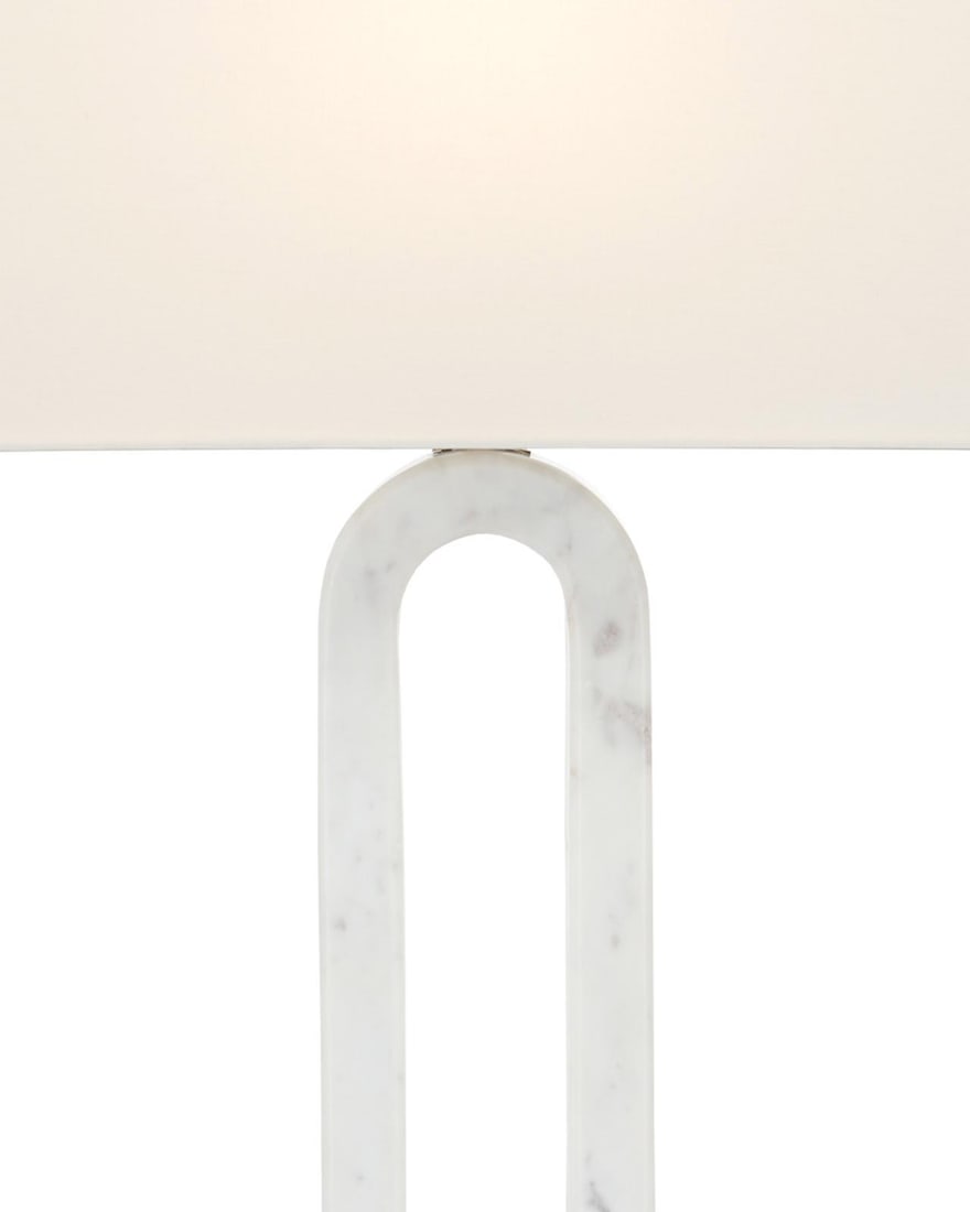 Currey Leo Table Lamp Transitional Design Brass Ceramic Linen (1 of 5)
