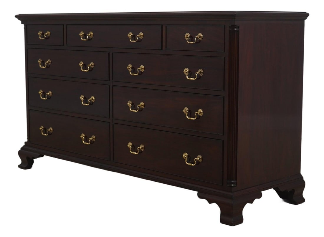 Henkel Harris Model 172 Mahogany Dresser 9 Drawer (1 of 10)