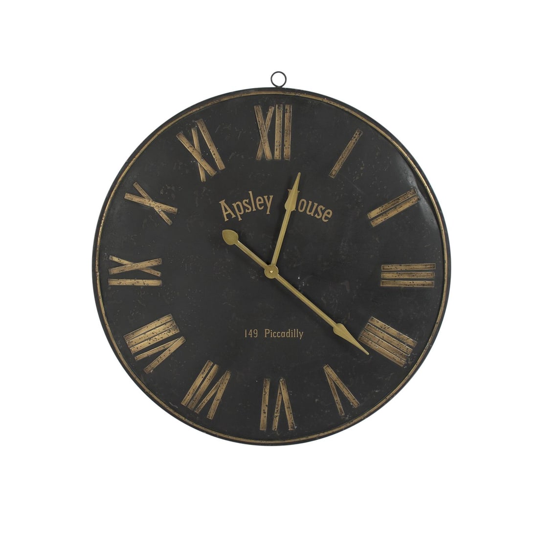 Zentique English Traditional Brass Iron Wall Clock 38.5 x 36.5 (1 of 3)