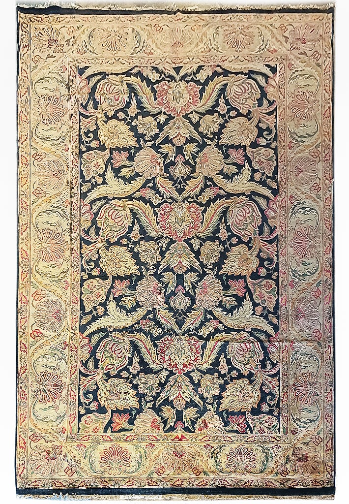 Luxury Handwoven Jaipur Area Rug 11.10 x 17.7 Black Gold (1 of 10)