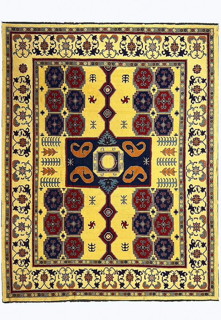 Tribal Handmade Afghan Kilim Rug 13.3 x 16.2 ft Artisan Craft: Tribal Handmade Afghan Kilim Rug 13.3 x 16.2 ft Artisan Craft Free continental US Shipping Enhance your living space with this stunning 13.3 x 16.2 Tribal Handmade Afghan Kilim Large Rug. Handwoven by