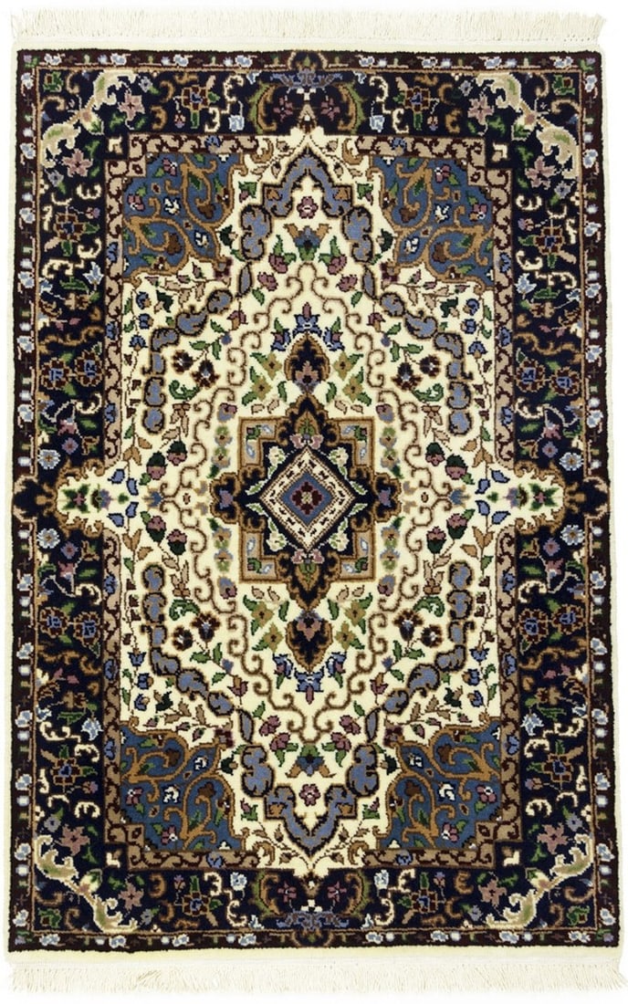 Handmade Kirman Wool Floral Area Rug 2'7 x 3'11 (1 of 18)