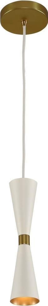 Kalco Milo Mid-Century Brass Mini Pendant Light 1-Light Dimmable (1 of 1)
