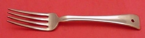 Rare Tiffany & Co. Lap Over Edge Plain Copper Dinner Fork: Rare Tiffany & Co. Lap Over Edge Plain Copper Dinner Fork Discover this exquisite Lap Over Edge Plain Dinner Fork by Tiffany & Co., crafted from high-quality copper as a silversmith's sample. This rar