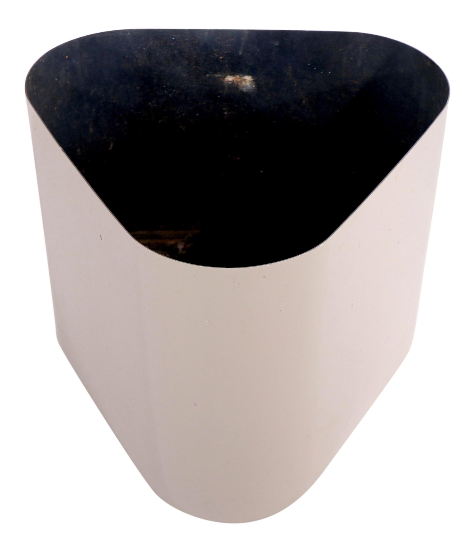 Rare Triangular Aluminum Planter by Paul Mayen for Habitat (1 of 10)
