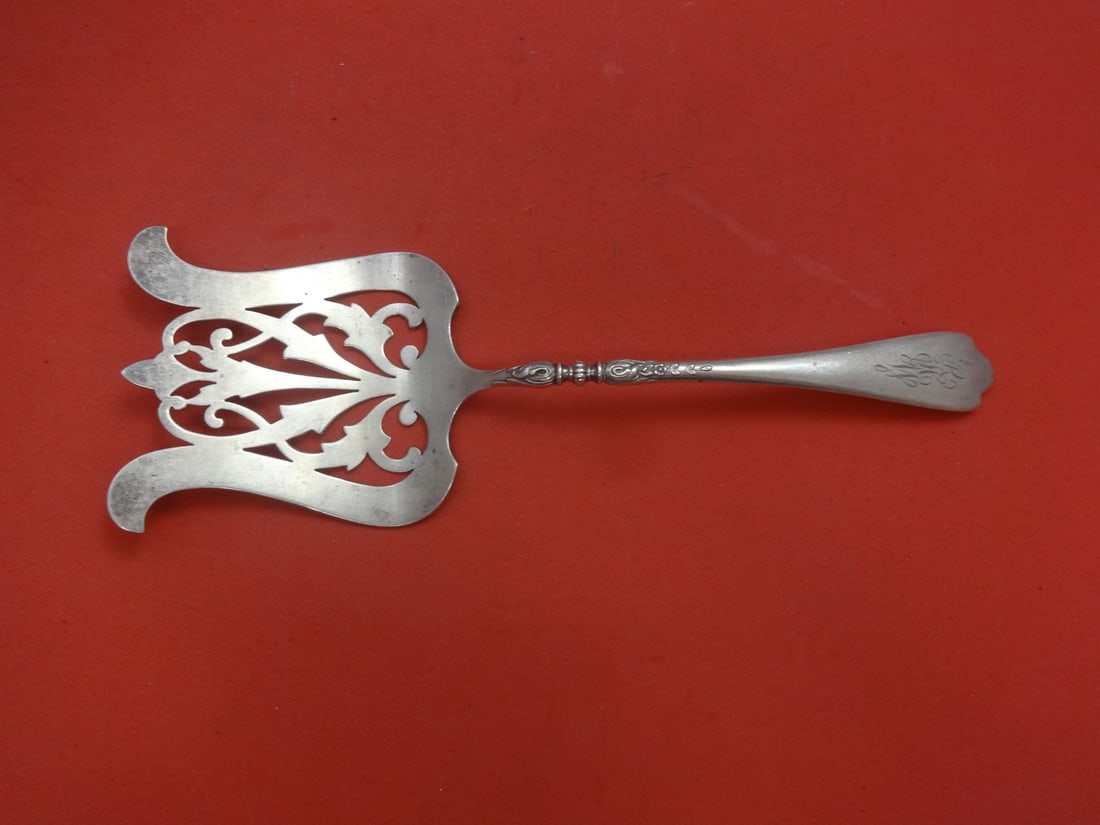 Lunt Sterling Silver Nellie Custis Asparagus Fork 8 5/8 inch (1 of 1)