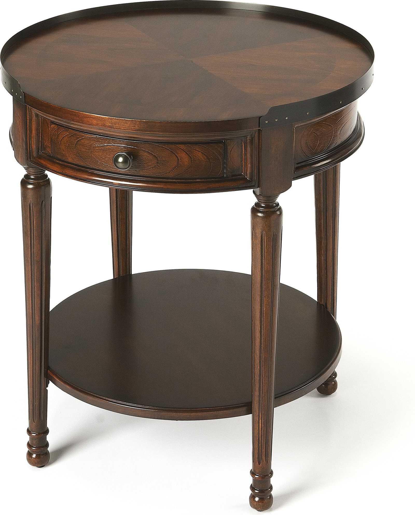 Butler Sampson Dark Cherry Accent Side Table Gallery Design (1 of 4)