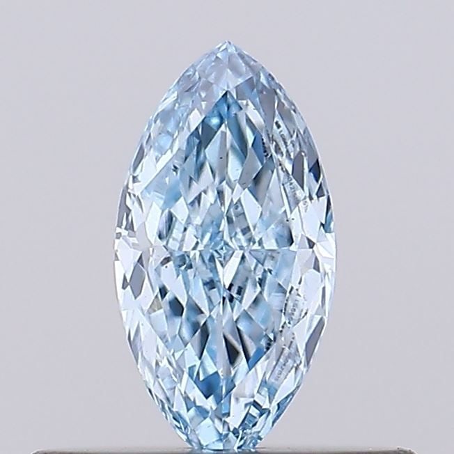 Loose Diamond - MARQUISE 0.27ct Fancy Intense Blue VS1: Loose Diamond - MARQUISE 0.27ct Fancy Intense Blue VS1 Source: This is a real non-mined Diamond that has been grown in a lab Shape: MARQUISE Carats: 0.27 Color: Fancy Intense Blue Certification: IGI V