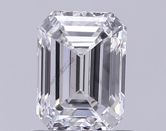 Loose Diamond - EMERALD 0.9ct F SI1: Loose Diamond - EMERALD 0.9ct F SI1 Source: This is a real non-mined Diamond that has been grown in a lab Shape: EMERALD Carats: 0.9 Color: F Clarity: SI1 Certification: NONE Video: