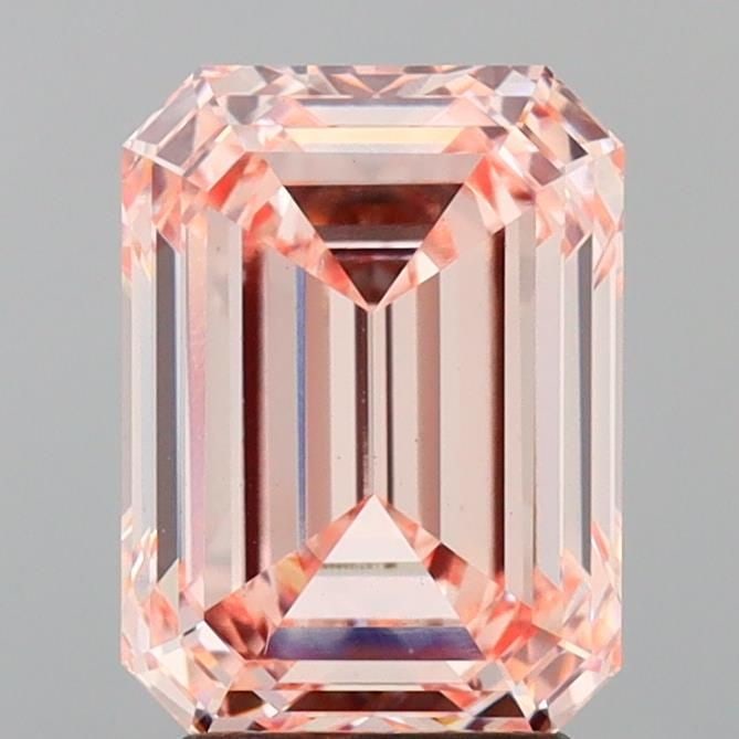 Loose Diamond - EMERALD 3.0ct Fancy Intense Pink VS1: Loose Diamond - EMERALD 3.0ct Fancy Intense Pink VS1 Source: This is a real non-mined Diamond that has been grown in a lab Shape: EMERALD Carats: 3.0 Color: Fancy Intense Pink Certification: IGI
