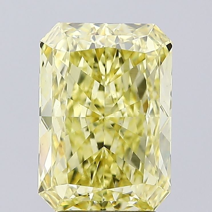 Loose Diamond - RADIANT 3.23ct Fancy Intense Yellow VS2: Loose Diamond - RADIANT 3.23ct Fancy Intense Yellow VS2 Source: This is a real non-mined Diamond that has been grown in a lab Shape: RADIANT Carats: 3.23 Color: Fancy Intense Yellow Certification: IGI