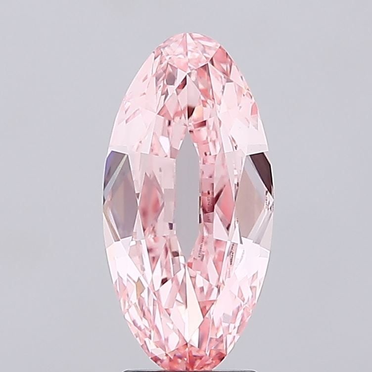 Loose Diamond - OVAL 2.97ct Fancy Vivid Pink VVS2: Loose Diamond - OVAL 2.97ct Fancy Vivid Pink VVS2 Source: This is a real non-mined Diamond that has been grown in a lab Shape: OVAL Carats: 2.97 Color: Fancy Vivid Pink Certification: IGI Video: