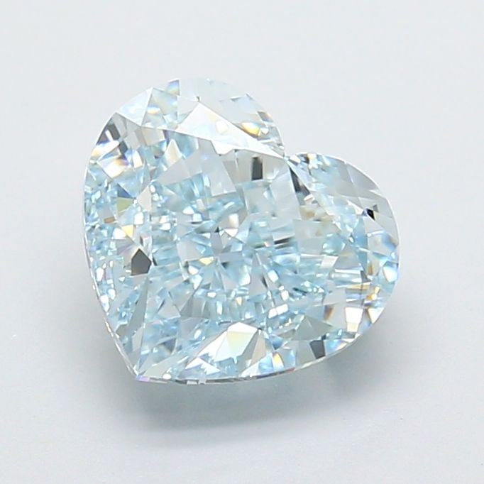 Loose Diamond - HEART 3.51ct Fancy Intense Blue VVS2: Loose Diamond - HEART 3.51ct Fancy Intense Blue VVS2 Source: This is a real non-mined Diamond that has been grown in a lab Shape: HEART Carats: 3.51 Color: Fancy Intense Blue Certification: IGI Video: