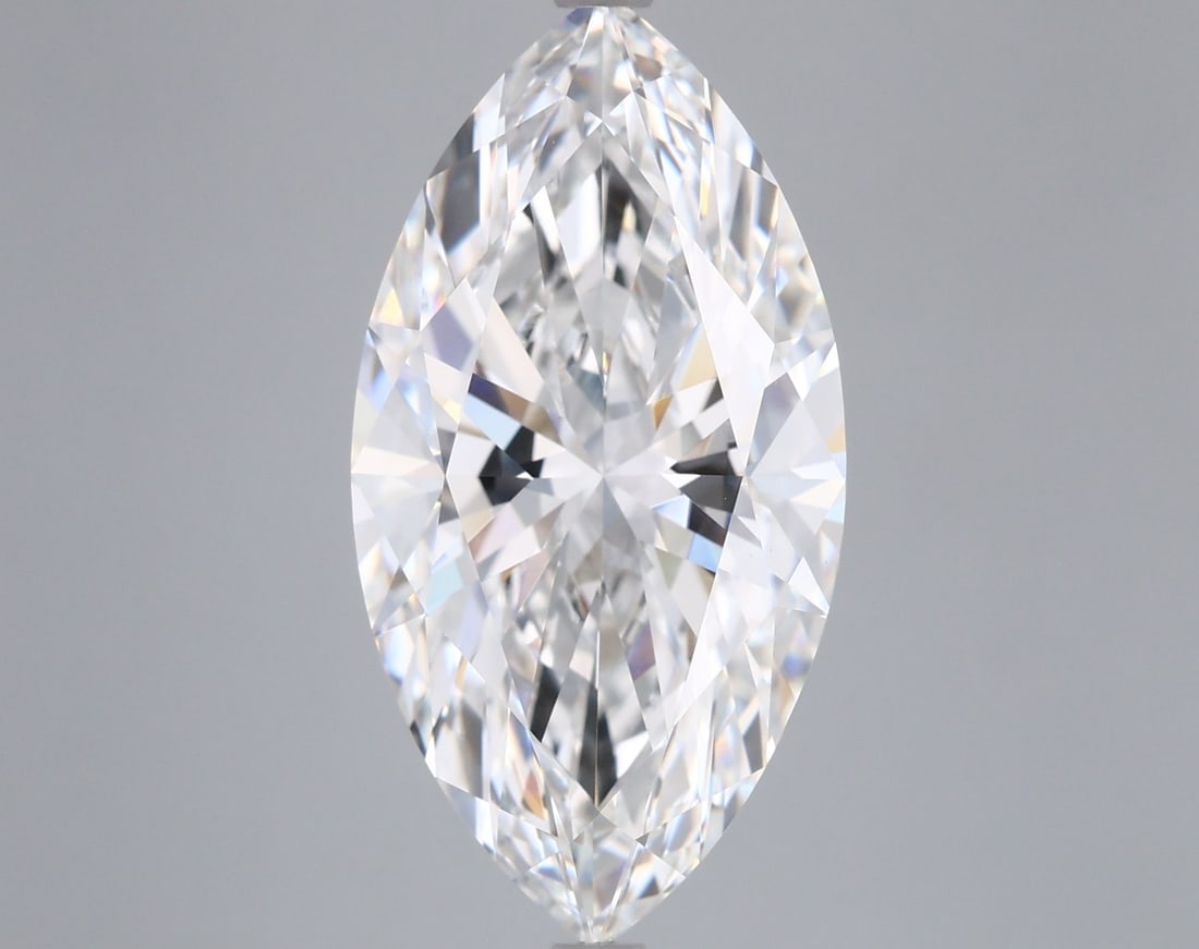 Loose Diamond - MARQUISE 6.15ct E VVS2: Loose Diamond - MARQUISE 6.15ct E VVS2 Source: This is a real non-mined Diamond that has been grown in a lab Shape: MARQUISE Carats: 6.15 Color: E Clarity: VVS2 Certification: IGI Video: