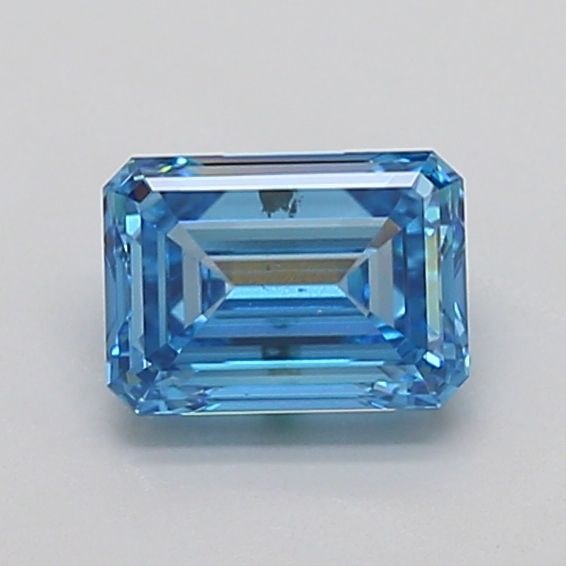 Loose Diamond - EMERALD 1.51ct Fancy Vivid Blue VS1: Loose Diamond - EMERALD 1.51ct Fancy Vivid Blue VS1 Source: This is a real non-mined Diamond that has been grown in a lab Shape: EMERALD Carats: 1.51 Color: Fancy Vivid Blue Certification: IGI Video: