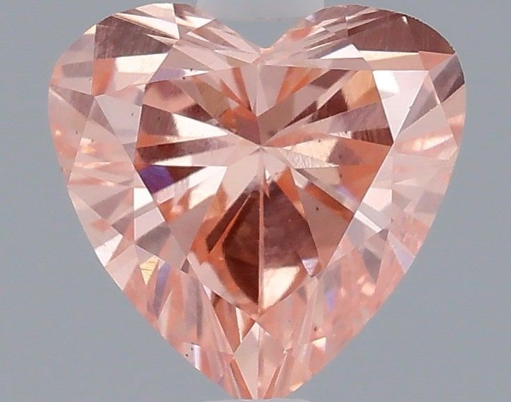 Loose Diamond - HEART 0.43ct Fancy Vivid Pink VS1: Loose Diamond - HEART 0.43ct Fancy Vivid Pink VS1 Source: This is a real non-mined Diamond that has been grown in a lab Shape: HEART Carats: 0.43 Color: Fancy Vivid Pink Certification: IGI Video: