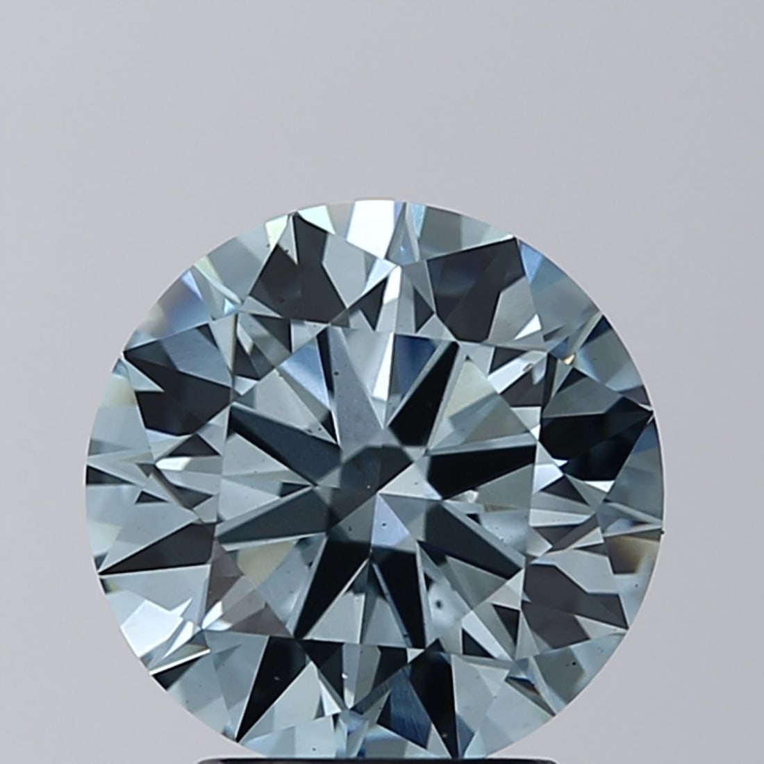Ideal Loose Diamond - ROUND 2.5ct Fancy Intense Greenish Blue VS2: Ideal Loose Diamond - ROUND 2.5ct Fancy Intense Greenish Blue VS2 Source: This is a real non-mined Diamond that has been grown in a lab Shape: ROUND Carats: 2.5 Color: Fancy Intense Greenish Blue