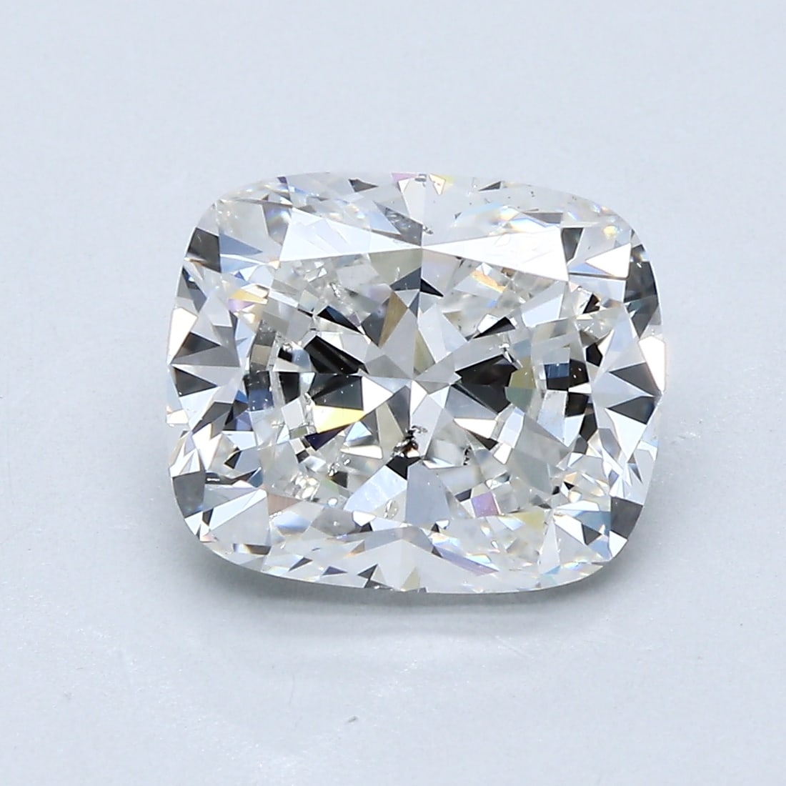 Loose Diamond - Cushion Brilliant 3.36ct F I1: Loose Diamond - Cushion Brilliant 3.36ct F I1 Source: Natural Mined Diamond Shape: Cushion Brilliant Carats: 3.36 Color: F Clarity: I1 Certification: GIA Condition: Pre-Owned PLEASE NOTE: Framed, Larg