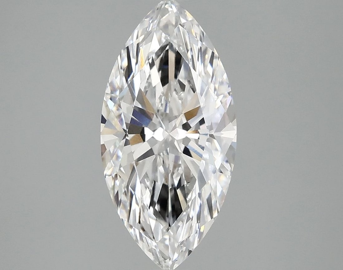Loose Diamond - MARQUISE 2.32ct E VVS2: Loose Diamond - MARQUISE 2.32ct E VVS2 Source: This is a real non-mined Diamond that has been grown in a lab Shape: MARQUISE Carats: 2.32 Color: E Clarity: VVS2 Certification: IGI Video: