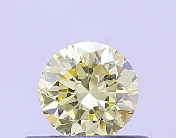 Loose Diamond - ROUND 0.37ct Fancy Light Yellow VS1: Loose Diamond - ROUND 0.37ct Fancy Light Yellow VS1 Source: This is a real non-mined Diamond that has been grown in a lab Shape: ROUND Carats: 0.37 Color: Fancy Light Yellow Certification: IGI Video: