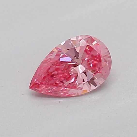 Loose Diamond - PEAR 0.15ct Fancy Vivid Pink VS2: Loose Diamond - PEAR 0.15ct Fancy Vivid Pink VS2 Source: This is a real non-mined Diamond that has been grown in a lab Shape: PEAR Carats: 0.15 Color: Fancy Vivid Pink Certification: IGI Video: