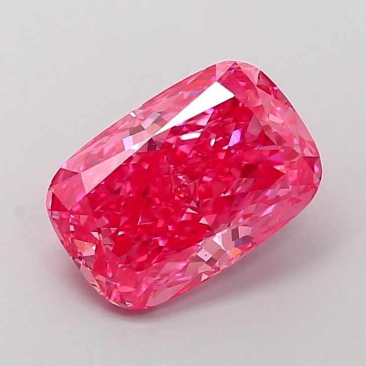 Loose Diamond - CUSHION MODIFIED 1.38ct Fancy Vivid Pink VS2: Loose Diamond - CUSHION MODIFIED 1.38ct Fancy Vivid Pink VS2 Source: This is a real non-mined Diamond that has been grown in a lab Shape: CUSHION MODIFIED Carats: 1.38 Color: Fancy Vivid Pink Certific