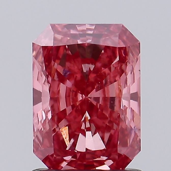 Loose Diamond - RADIANT 1.51ct Fancy Vivid Pink VS1: Loose Diamond - RADIANT 1.51ct Fancy Vivid Pink VS1 Source: This is a real non-mined Diamond that has been grown in a lab Shape: RADIANT Carats: 1.51 Color: Fancy Vivid Pink Certification: IGI Video:
