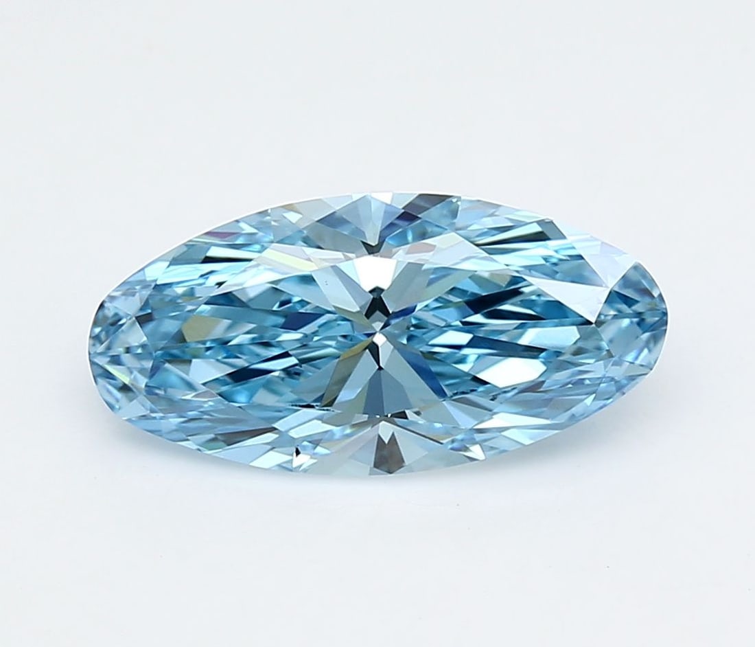 Loose Diamond - OVAL 3.01ct Fancy Vivid Blue VS1: Loose Diamond - OVAL 3.01ct Fancy Vivid Blue VS1 Source: This is a real non-mined Diamond that has been grown in a lab Shape: OVAL Carats: 3.01 Color: Fancy Vivid Blue Certification: IGI Video: