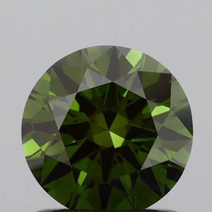 Ideal Loose Diamond - ROUND 1.01ct Fancy Deep Green VS2: Ideal Loose Diamond - ROUND 1.01ct Fancy Deep Green VS2 Source: This is a real non-mined Diamond that has been grown in a lab Shape: ROUND Carats: 1.01 Color: Fancy Deep Green Certification: IGI Video