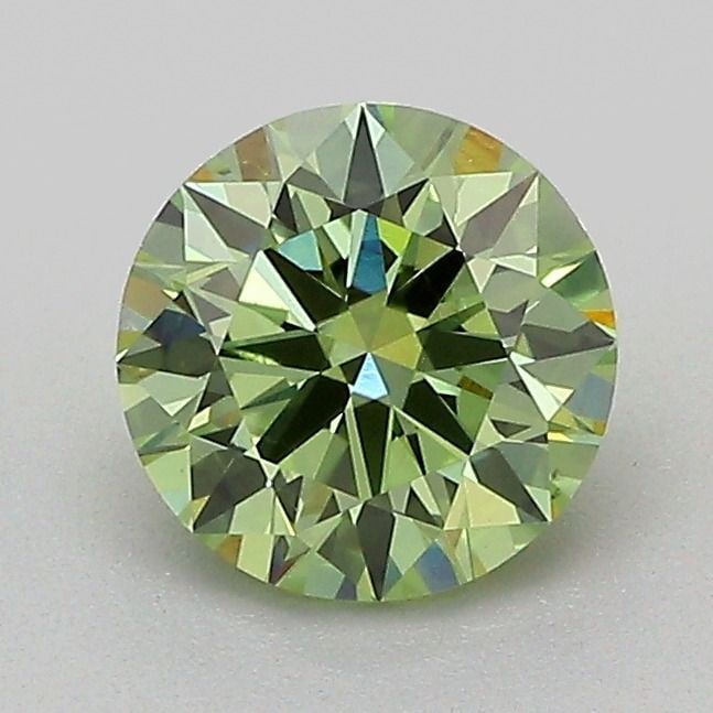 Ideal Loose Diamond - ROUND 1.01ct Fancy Vivid Green VS2: Ideal Loose Diamond - ROUND 1.01ct Fancy Vivid Green VS2 Source: This is a real non-mined Diamond that has been grown in a lab Shape: ROUND Carats: 1.01 Color: Fancy Vivid Green Certification: IGI Vid