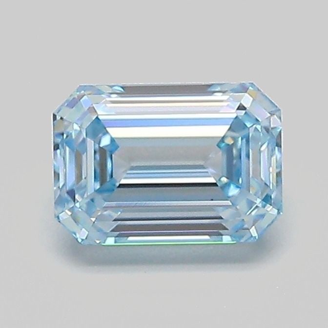 Loose Diamond - EMERALD 1.03ct Fancy Vivid Blue VS1: Loose Diamond - EMERALD 1.03ct Fancy Vivid Blue VS1 Source: This is a real non-mined Diamond that has been grown in a lab Shape: EMERALD Carats: 1.03 Color: Fancy Vivid Blue Certification: IGI Video: