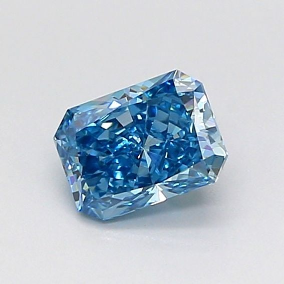 Loose Diamond - RADIANT 0.52ct Faint Blue VS1: Loose Diamond - RADIANT 0.52ct Faint Blue VS1 Source: This is a real non-mined Diamond that has been grown in a lab Shape: RADIANT Carats: 0.52 Color: Faint Blue Certification: NONE Video: