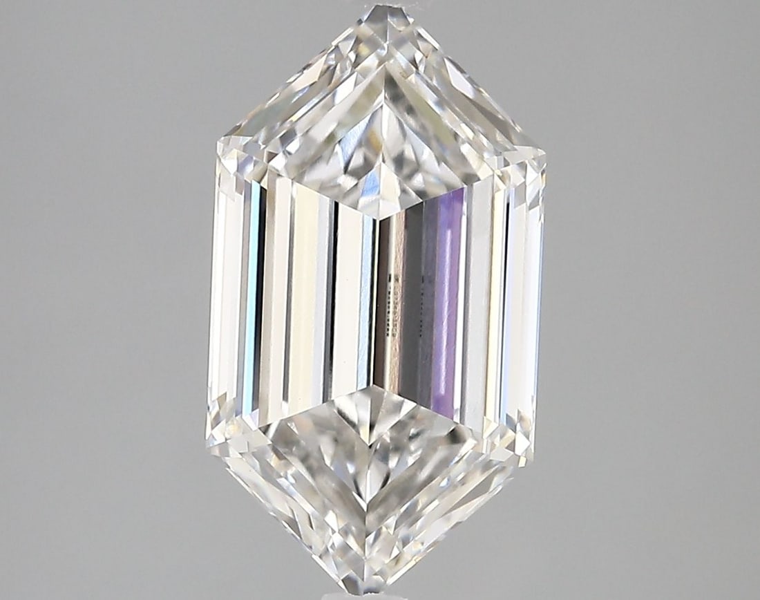 Loose Diamond - HEXAGONAL 3.61ct E VVS2: Loose Diamond - HEXAGONAL 3.61ct E VVS2 Source: This is a real non-mined Diamond that has been grown in a lab Shape: HEXAGONAL Carats: 3.61 Color: E Clarity: VVS2 Certification: IGI Video: