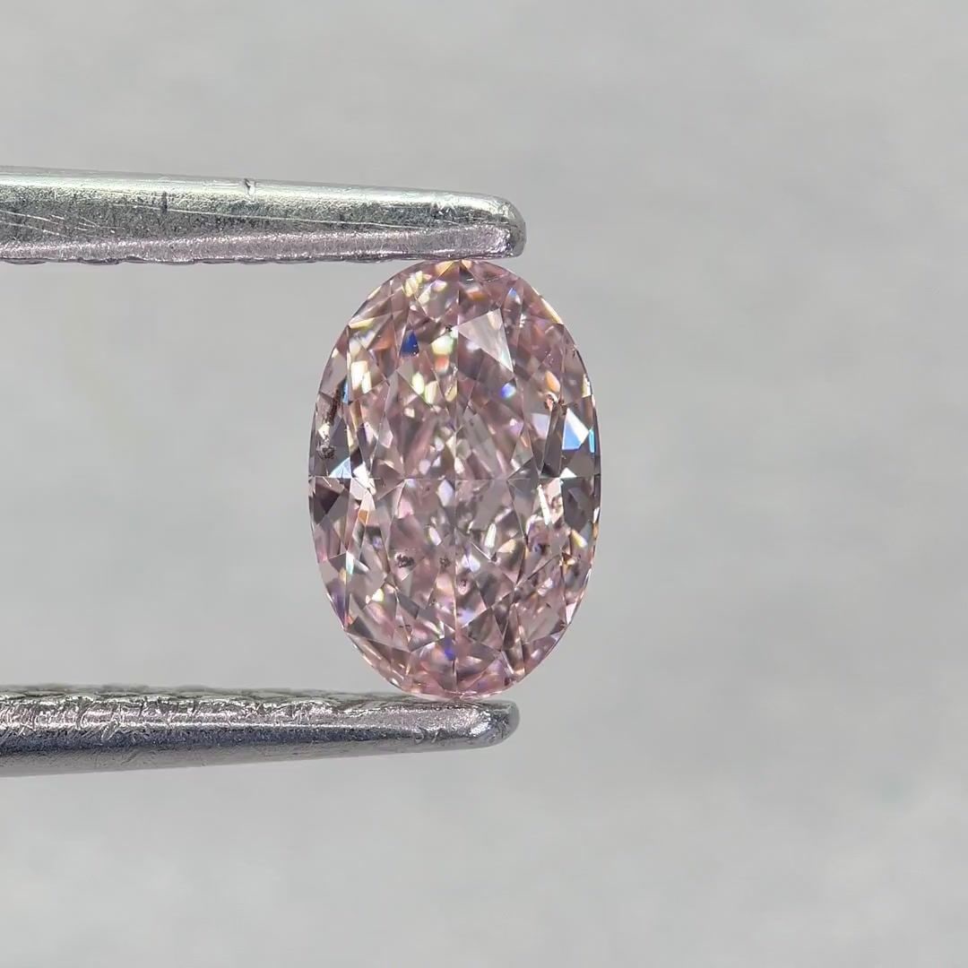 Loose Diamond - OVAL 0.51ct Fancy Brown Pink I1: Loose Diamond - OVAL 0.51ct Fancy Brown Pink I1 Source: Natural Shape: OVAL Carats: 0.51 Color: Fancy Brown Pink Certification: GIA Video: