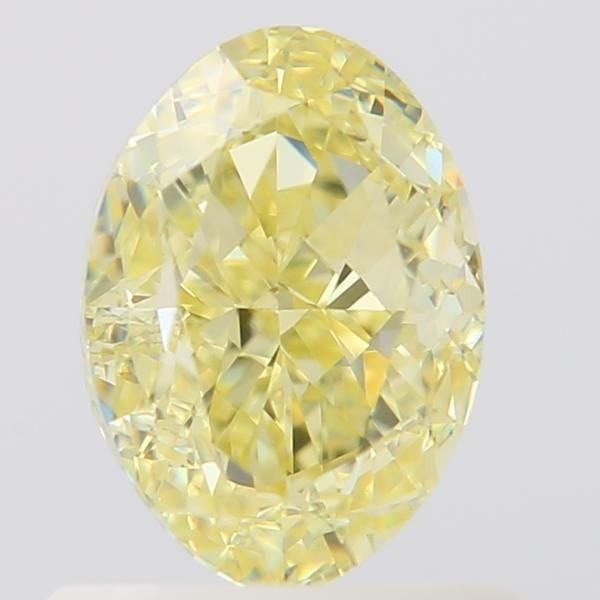 Loose Diamond - OVAL 1.0ct Fancy Light Yellow VS1: Loose Diamond - OVAL 1.0ct Fancy Light Yellow VS1 Source: Natural Shape: OVAL Carats: 1.0 Color: Fancy Light Yellow Certification: GIA PLEASE NOTE: Framed, Large, or heavy items do not have shipping c