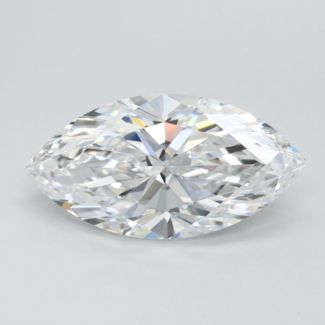 Loose Diamond - MARQUISE 2.14ct D FL: Loose Diamond - MARQUISE 2.14ct D FL Source: This is a real non-mined Diamond that has been grown in a lab Shape: MARQUISE Carats: 2.14 Color: D Clarity: FL Certification: IGI Video: