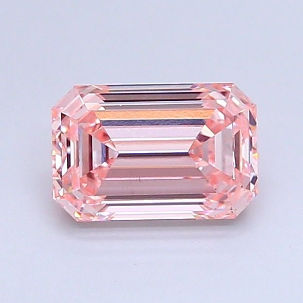 Loose Diamond - EMERALD 1.01ct Fancy Intense Pink VS2: Loose Diamond - EMERALD 1.01ct Fancy Intense Pink VS2 Source: This is a real non-mined Diamond that has been grown in a lab Shape: EMERALD Carats: 1.01 Color: Fancy Intense Pink Certification: IGI Vid