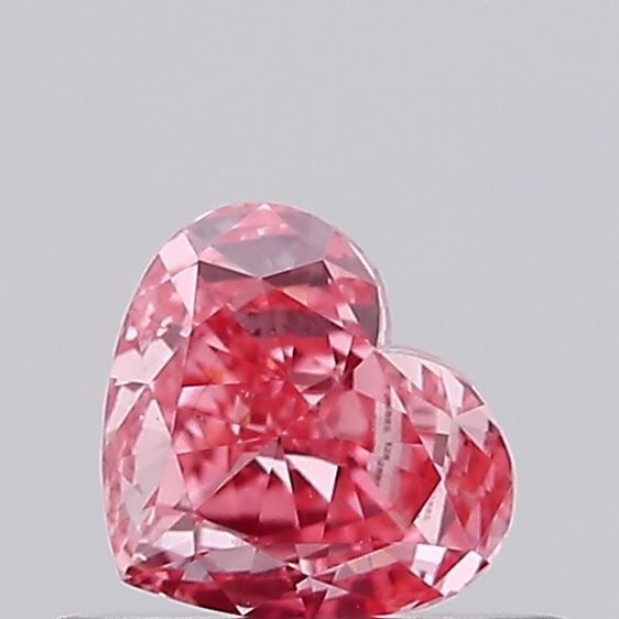 Loose Diamond - HEART 0.37ct Fancy Vivid Pink VS1: Loose Diamond - HEART 0.37ct Fancy Vivid Pink VS1 Source: This is a real non-mined Diamond that has been grown in a lab Shape: HEART Carats: 0.37 Color: Fancy Vivid Pink Certification: IGI Video: