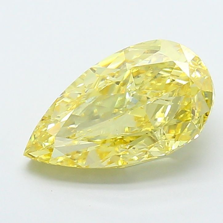 Loose Diamond - PEAR 4.51ct Fancy Intense Yellow VVS2: Loose Diamond - PEAR 4.51ct Fancy Intense Yellow VVS2 Source: This is a real non-mined Diamond that has been grown in a lab Shape: PEAR Carats: 4.51 Color: Fancy Intense Yellow Certification: IGI Vide