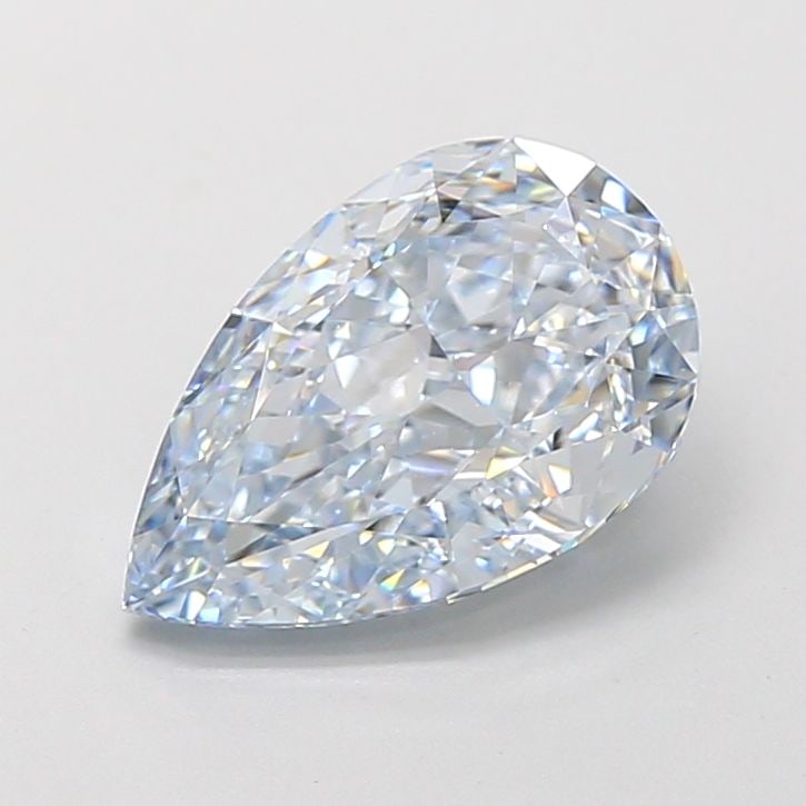 Loose Diamond - PEAR 3.04ct Fancy Intense Blue VVS2: Loose Diamond - PEAR 3.04ct Fancy Intense Blue VVS2 Source: This is a real non-mined Diamond that has been grown in a lab Shape: PEAR Carats: 3.04 Color: Fancy Intense Blue Certification: IGI Video:
