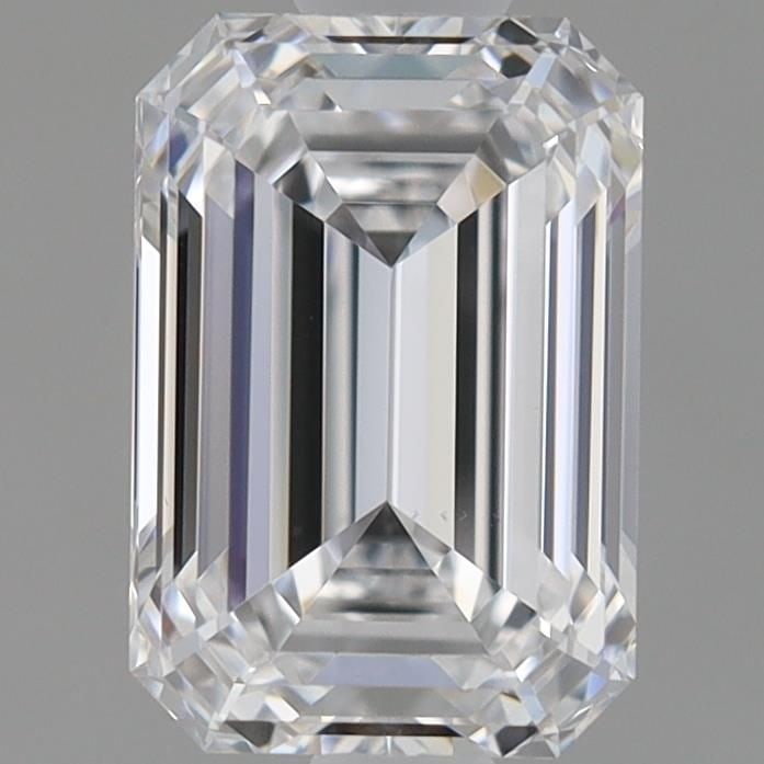Loose Diamond - EMERALD 0.97ct D VS1: Loose Diamond - EMERALD 0.97ct D VS1 Source: This is a real non-mined Diamond that has been grown in a lab Shape: EMERALD Carats: 0.97 Color: D Clarity: VS1 Certification: IGI Video: